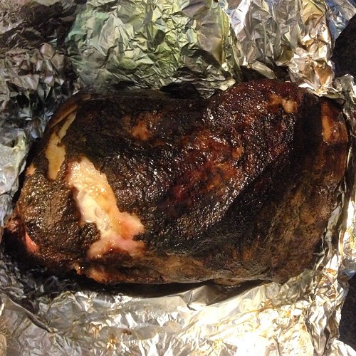 Pork Butt, off the grill.