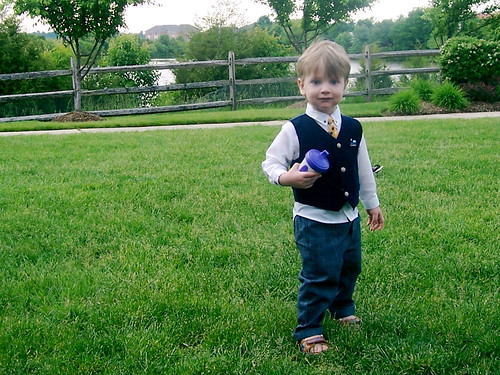 Brian at his second birthday party