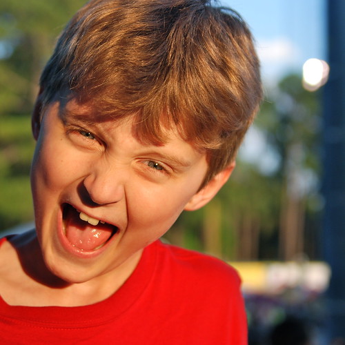 Max at the Sand Gnats game
