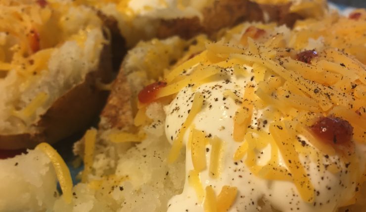 The Simplest Recipe Ever: Sriracha Baked Potatoes