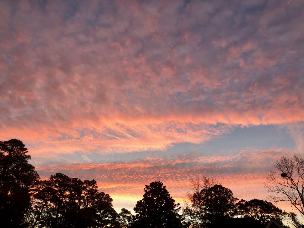 Sunset over Wilmington Island